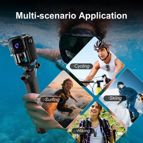 NUISK wearable-mount setup demonstrates hands-free shooting for athletes and travelers