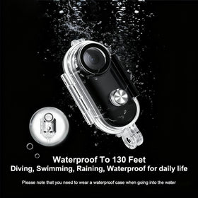 NUISK 4K mini thumb action camera magnetic back quick hands free mounting on metal surfaces.