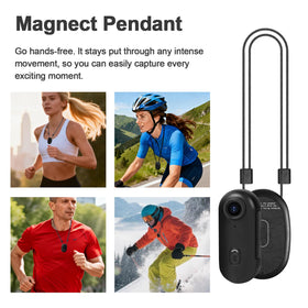 NUISK 4K mini thumb camera mounting accessories for versatile setups
