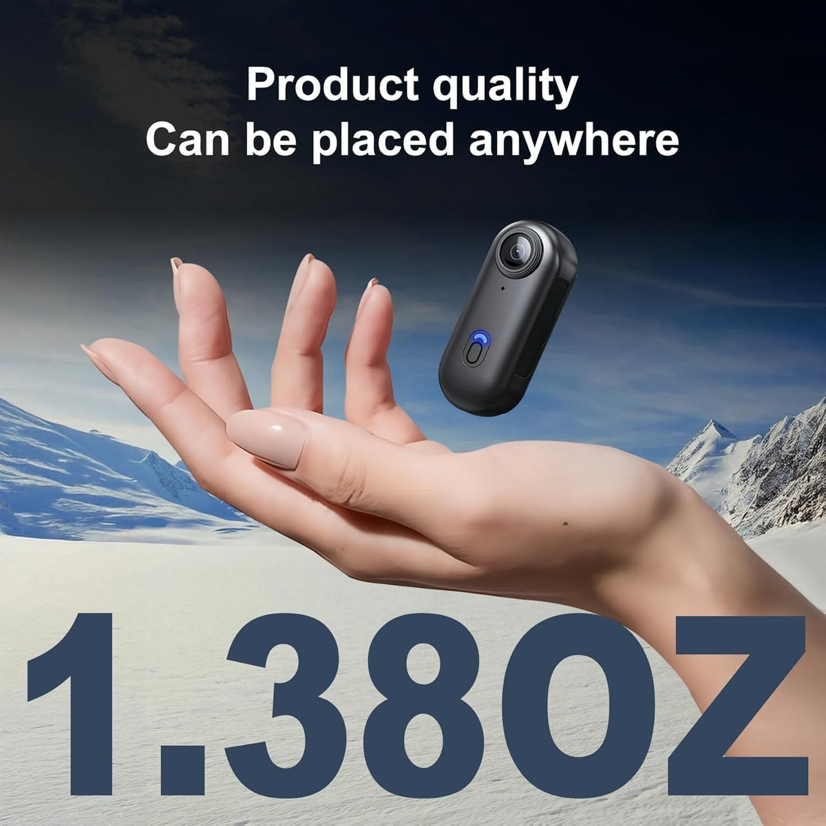 NUISK 4K mini thumb camera pocket size design for everyday carry