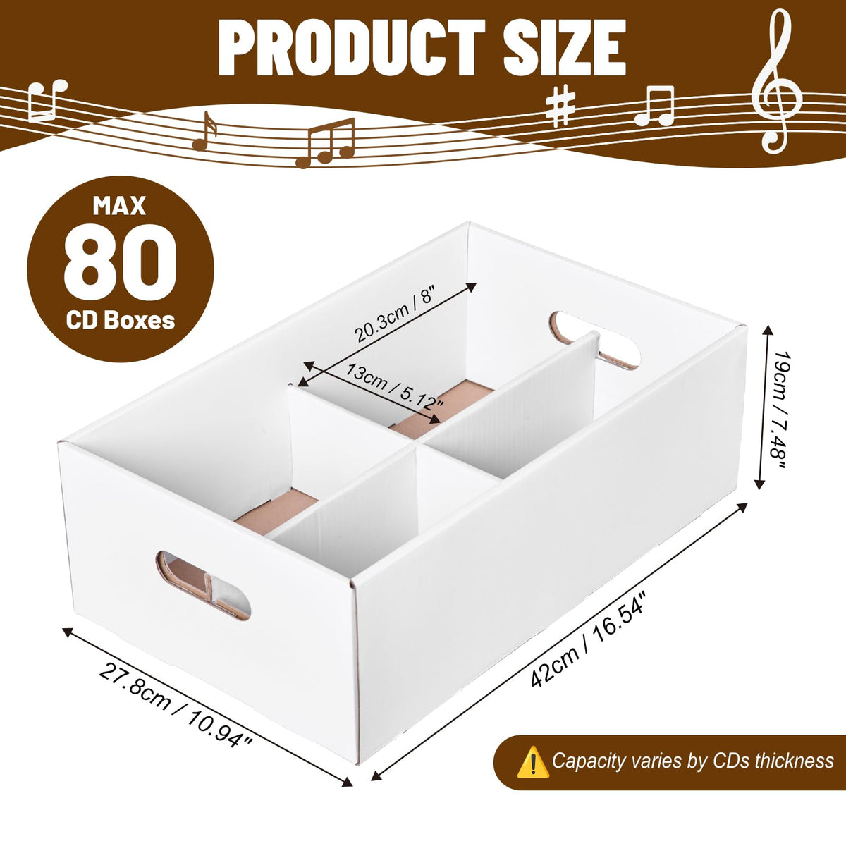 NUMINA open box with lift-off lid for fast access and dust protection