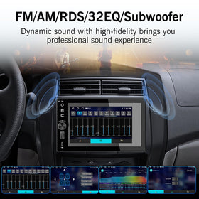  FM/AM with RDS offers clear reception and auto tuning.