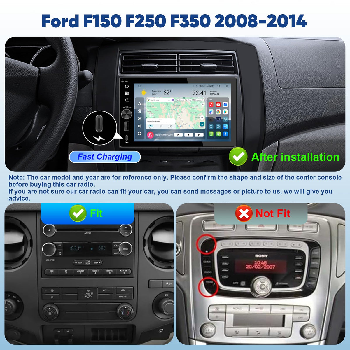 Nunoo 7-inch IPS touchscreen display providing crisp maps and media at a glance