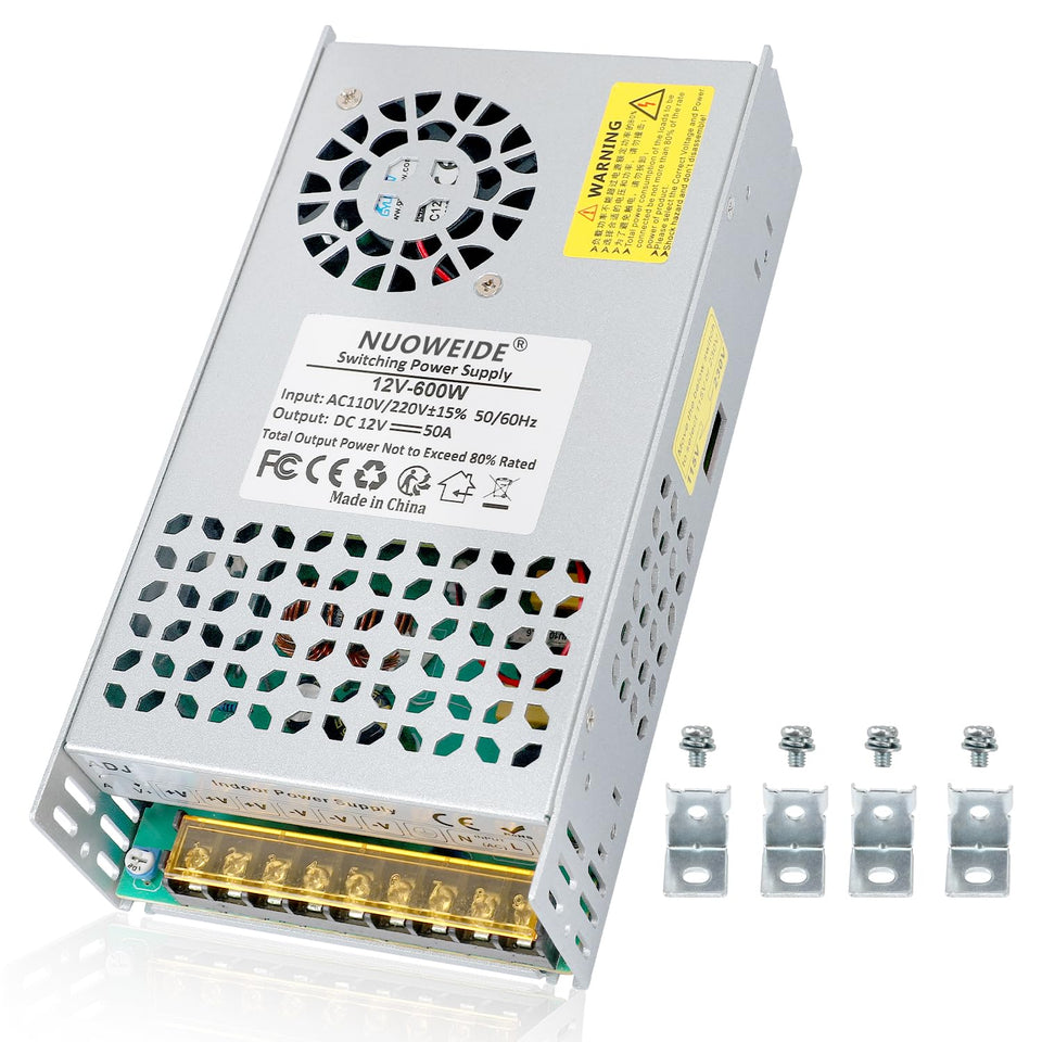 NUOWEIDE power supply front panel with status indicator for quick verification
