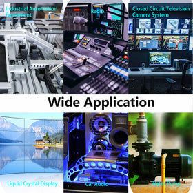 Wide 110/220V input supports use at home or workshop