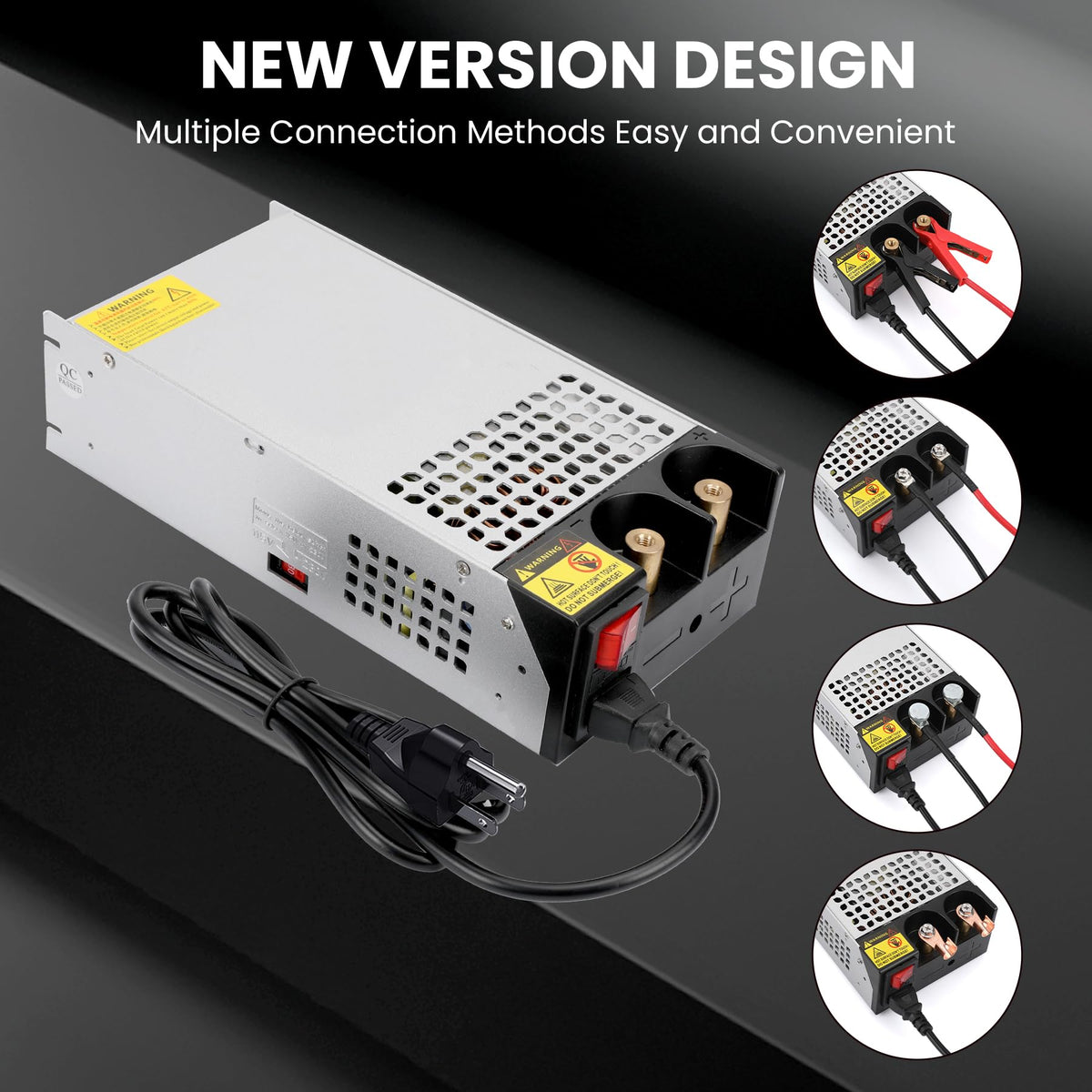 NUOWEIDE dual terminal connection enables easy wiring with clips