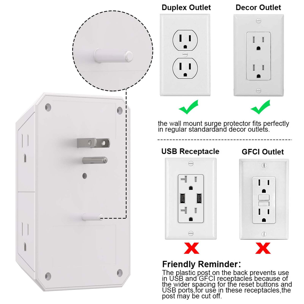 NUOZHI surge protection detail showing 1680J rating