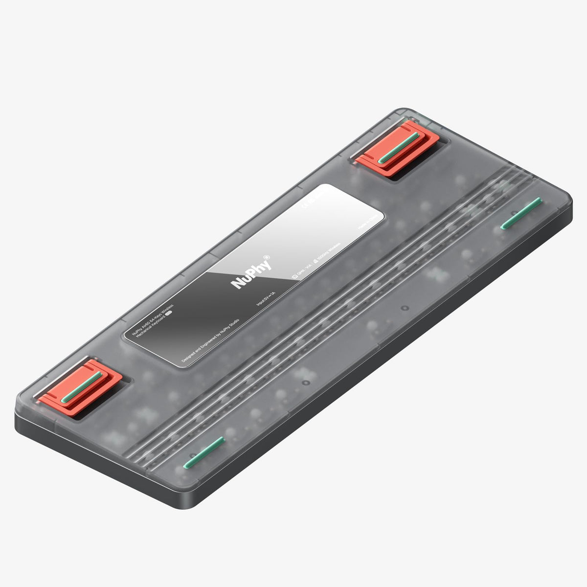 Nuphy Air60 V2 with gradient backlight highlighting customizable lighting