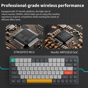 nuphy Air75 V2 multi-device connectivity enables fast switching across devices.