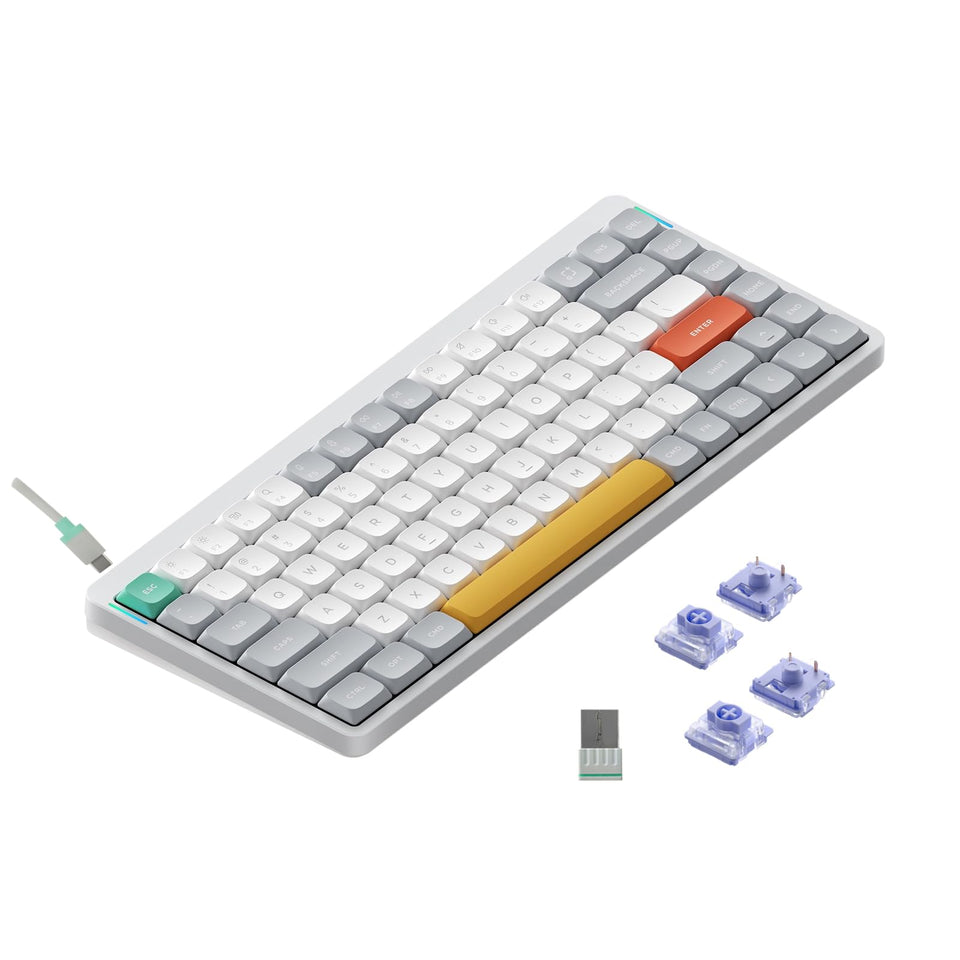 Nuphy Air75 V2 translucent bottom shell showcases premium build and interior design