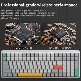 Nuphy Air96 V2 USB-C wired connection illustrates versatile setup options.