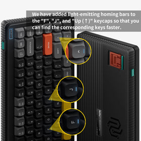 Nuphy Halo75V2 offers a 1000Hz polling rate for precise input during play.