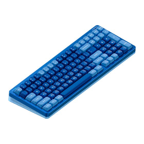 Nuphy Halo96 V2 keyboard front view showing compact 96% layout with RGB glow
