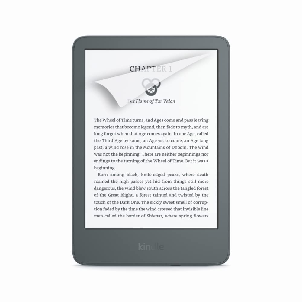 Nupro Kindle screen protector applied on the Kindle screen during use to reduce glare