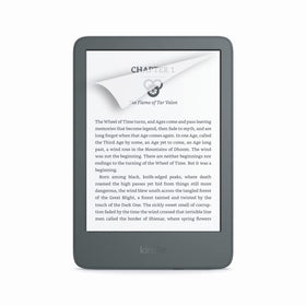 Nupro Kindle screen protector applied on the Kindle screen during use to reduce glare