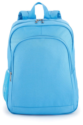 Nupro interior view with name tag and pockets showing organized storage for tablet and accessories
