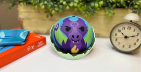 Nupro Dragon Egg Stand supports simple interaction with Echo Dot Kids