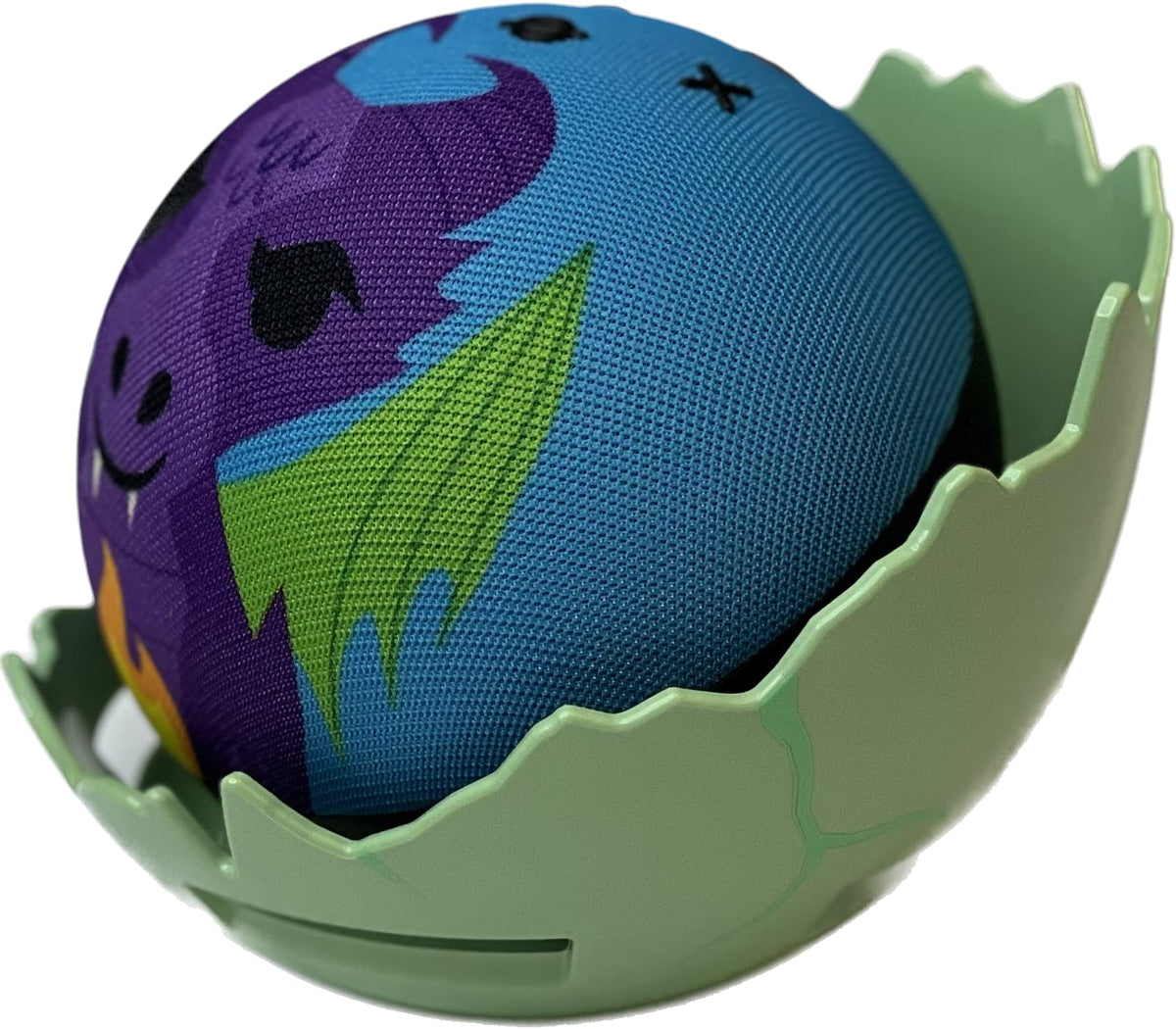 Nupro Dragon Egg Stand sits on a table or nightstand for easy kid access