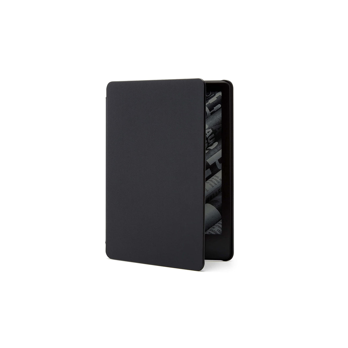 NuPro front view of black Kindle Paperwhite 11th gen cover showing sleek protection and easy grip