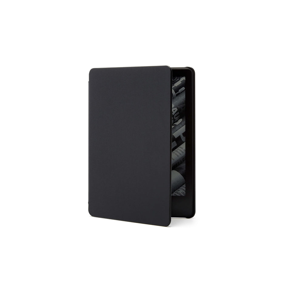 NuPro front view of black Kindle Paperwhite 11th gen cover showing sleek protection and easy grip