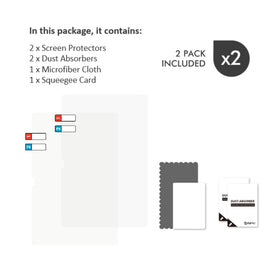 Two-pack Nupro screen protectors arrive packaged for Fire HD 10.