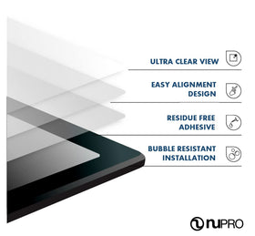 NuPro Fire 7 screen protector demonstrates scratch protection against everyday wear