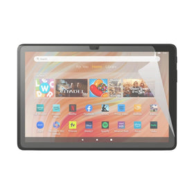 Scratch and smudge protection for Fire HD 10 enhances screen clarity.