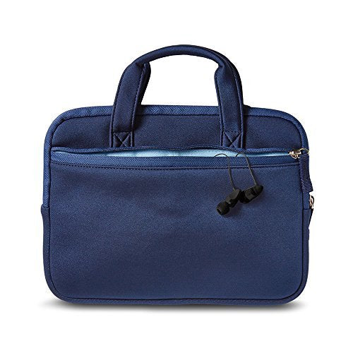 Nupro sleeve being carried with a tablet inside for easy travel convenience