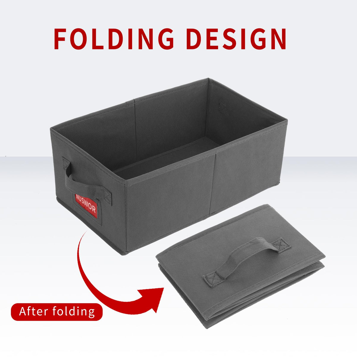 NUSWOR durable fabric and cardboard construction ensures lasting DVD storage.