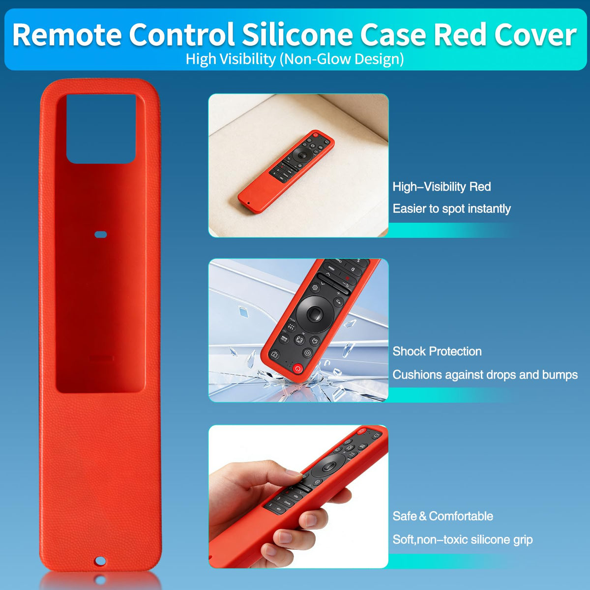 Nuteserk LG remote air mouse enables precise pointing and hands free search.