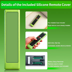 Nuteserk Sony remote with voice search buttons close-up of shortcuts.