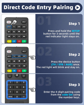 Nuteserk universal remote pack 2 handheld design for easy portability.