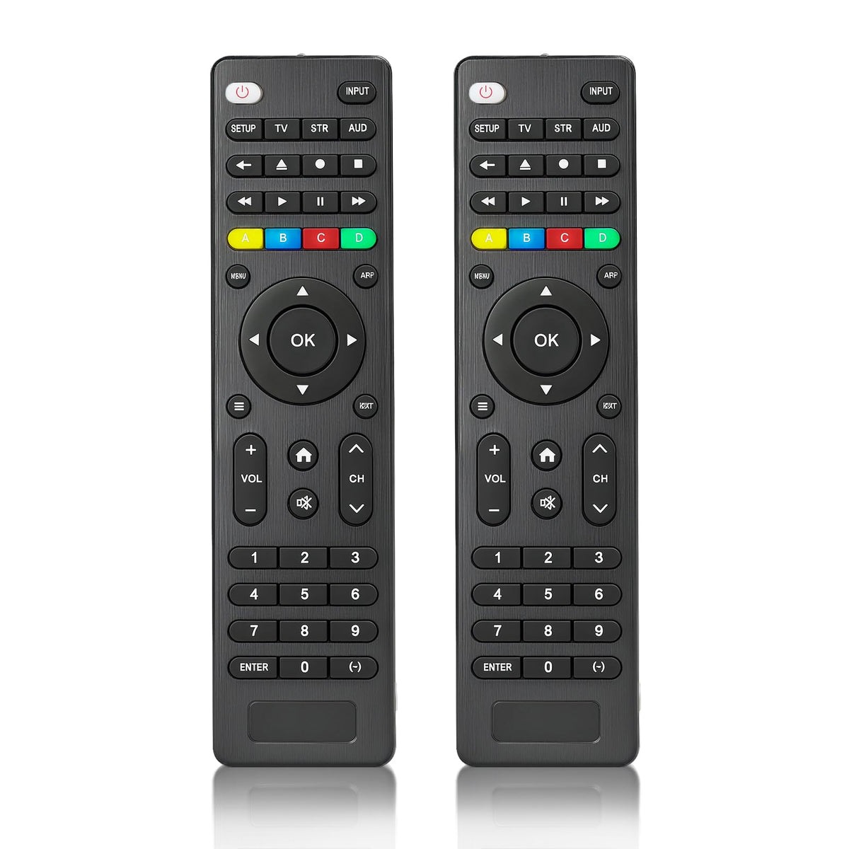Nuteserk universal remote pack 2 front view shows a compact remote for easy use.
