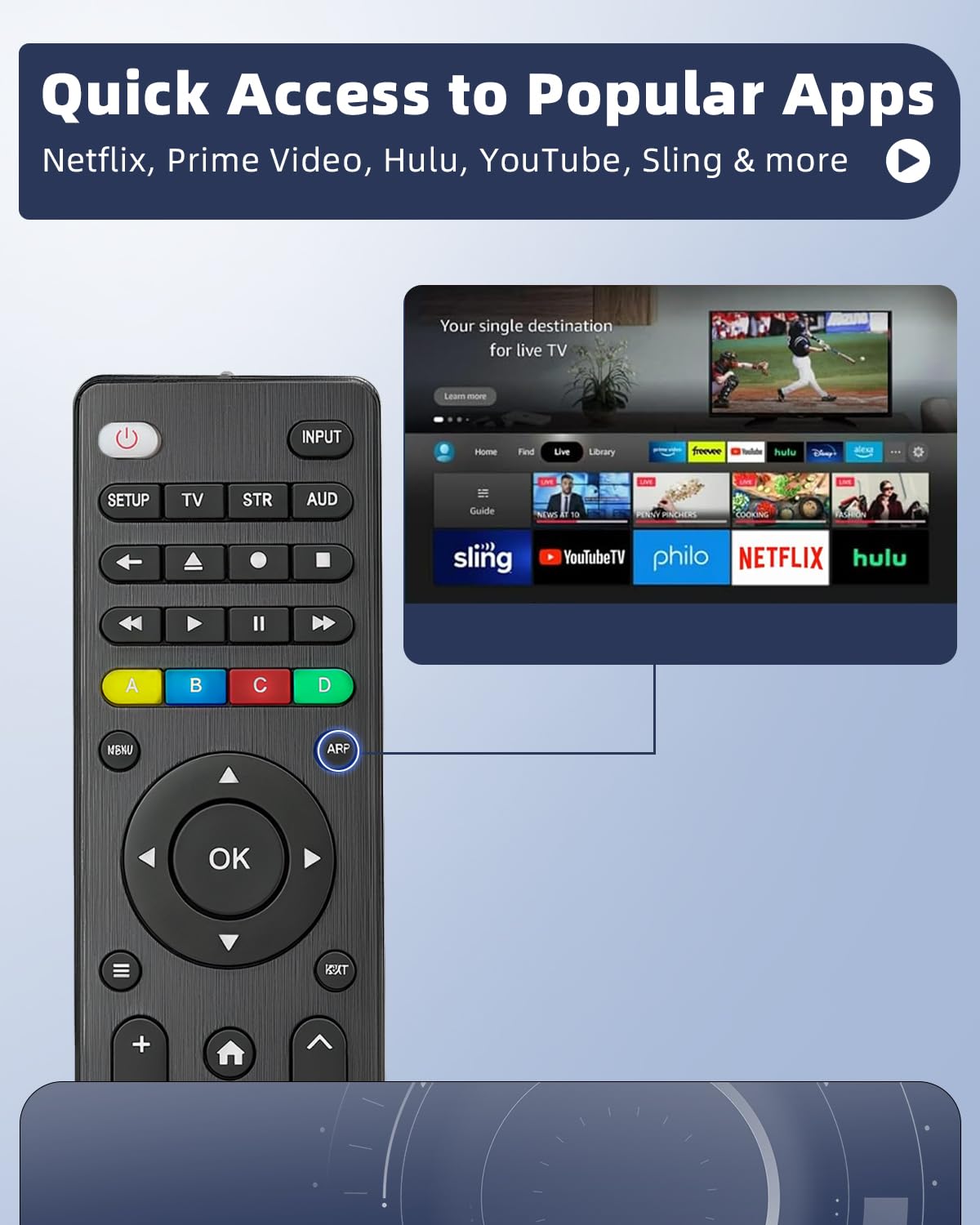 Nuteserk universal remote pack 2 in hand demonstrates everyday convenience.