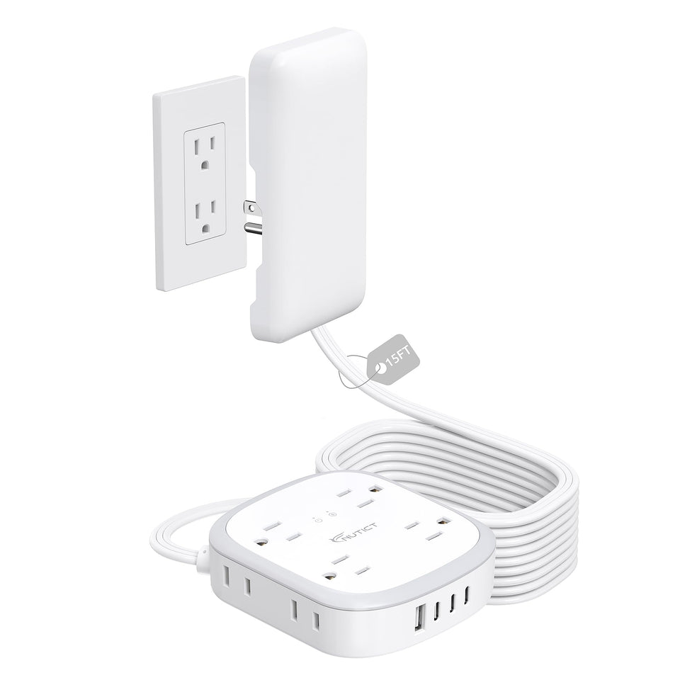 NUTICT front profile showing outlet cover and tidy appearance