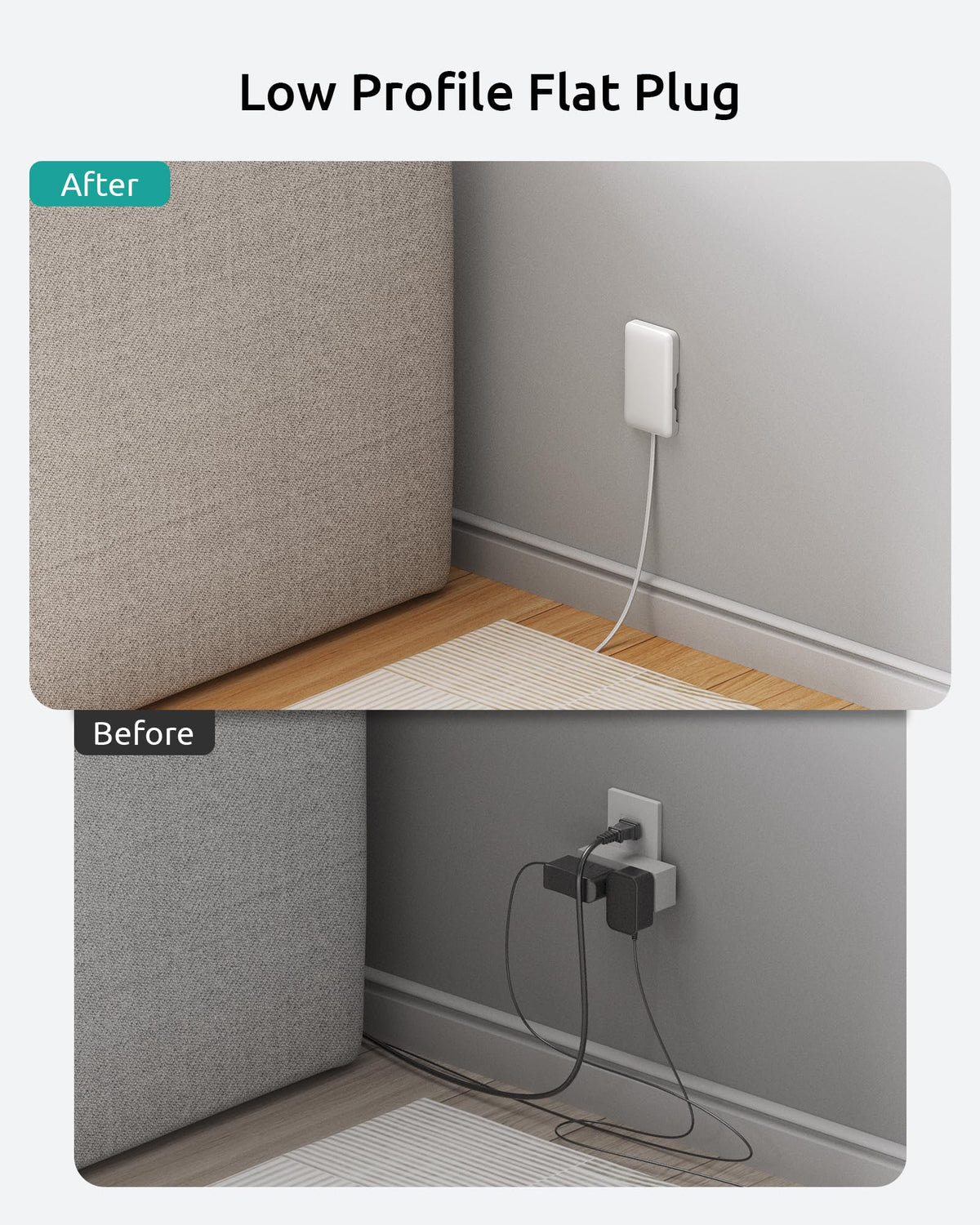NUTICT ideal for old houses with non-grounded outlets and clutter reduction.