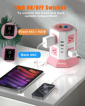 NVEESHOX powering laptop, phone, tablet simultaneously for convenience