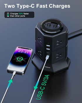 NVEESHOX 45° ultra-flat plug angled to hide behind furniture for space saving