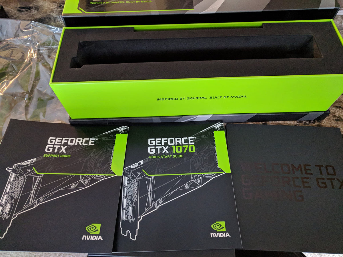 NVIDIA GeForce GTX 1070 Founders Edition renewed angled-front view