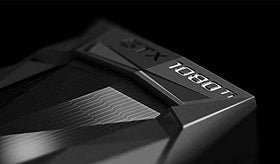 NVIDIA GeForce GTX 1080 Ti FE back view reveals rear I/O and cooling design.