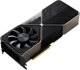 NVIDIA GeForce RTX 3090 Founders Edition back ports highlight connectivity options.