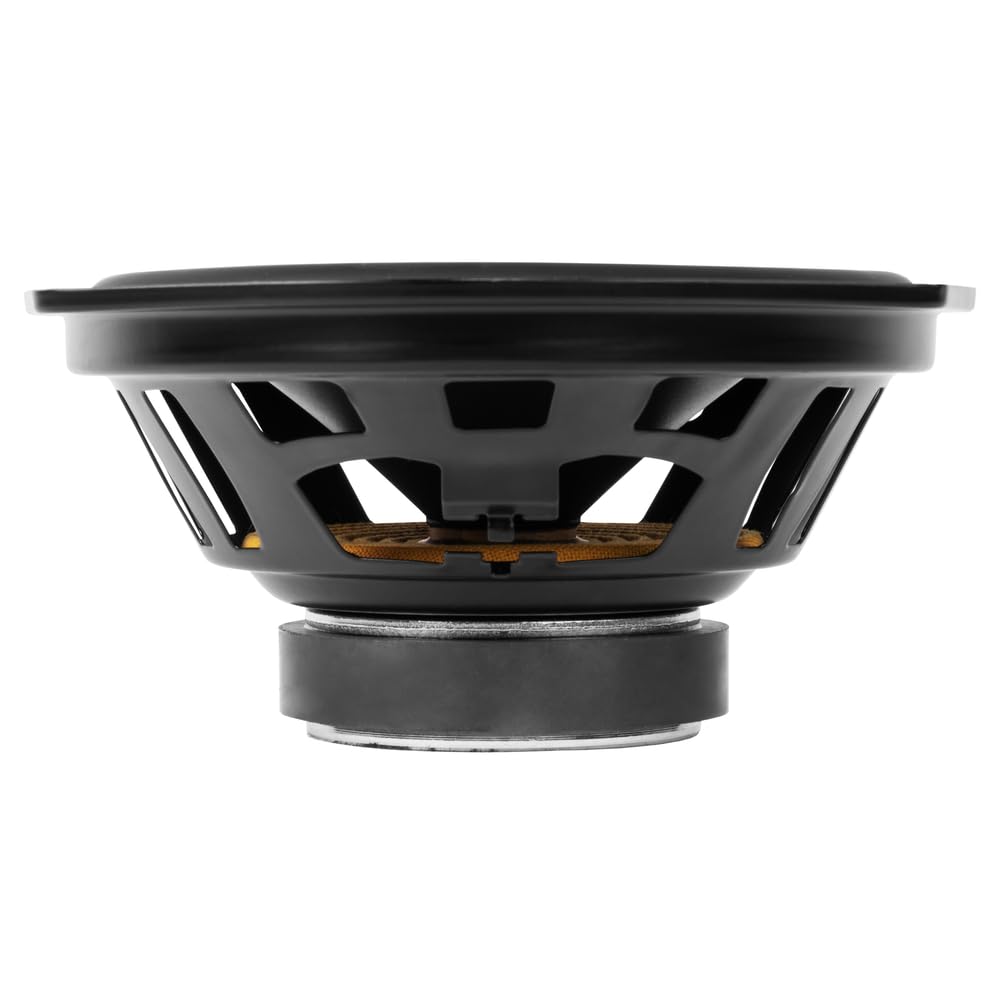 NVX ESP69 mounted in car rear deck, upgrade produces fuller in-car bass