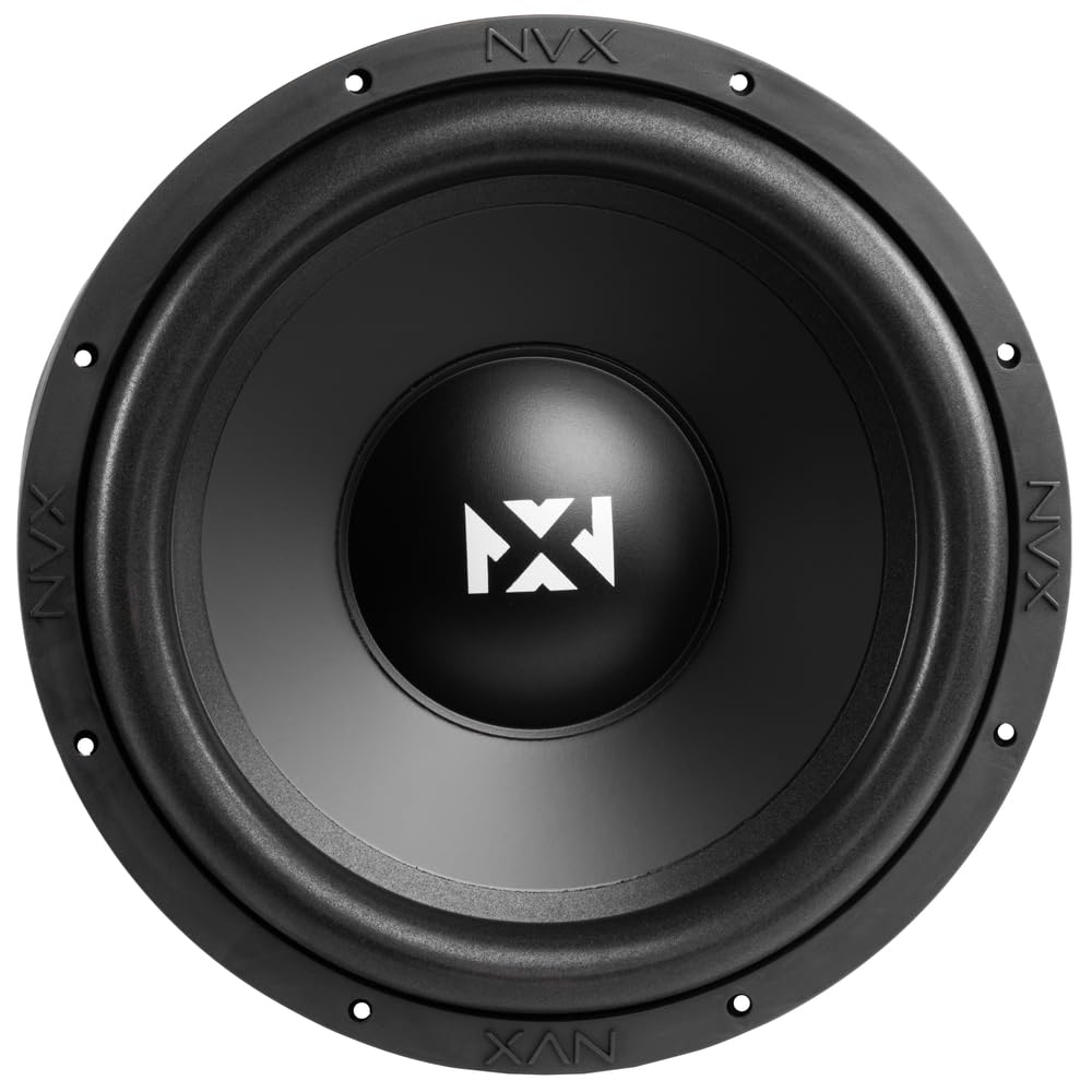 NVX ESW124 voice coil detail shows high-temperature construction for robust power handling.