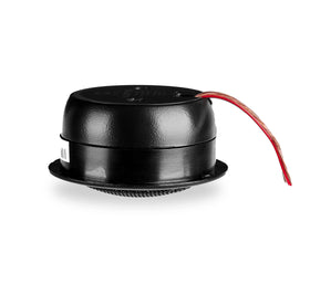 NVX tweeter flush mounted into door panel for discreet, clean installation