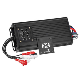 NVX MVPA4 front panel ports for easy four-channel setup in harsh marine environments.