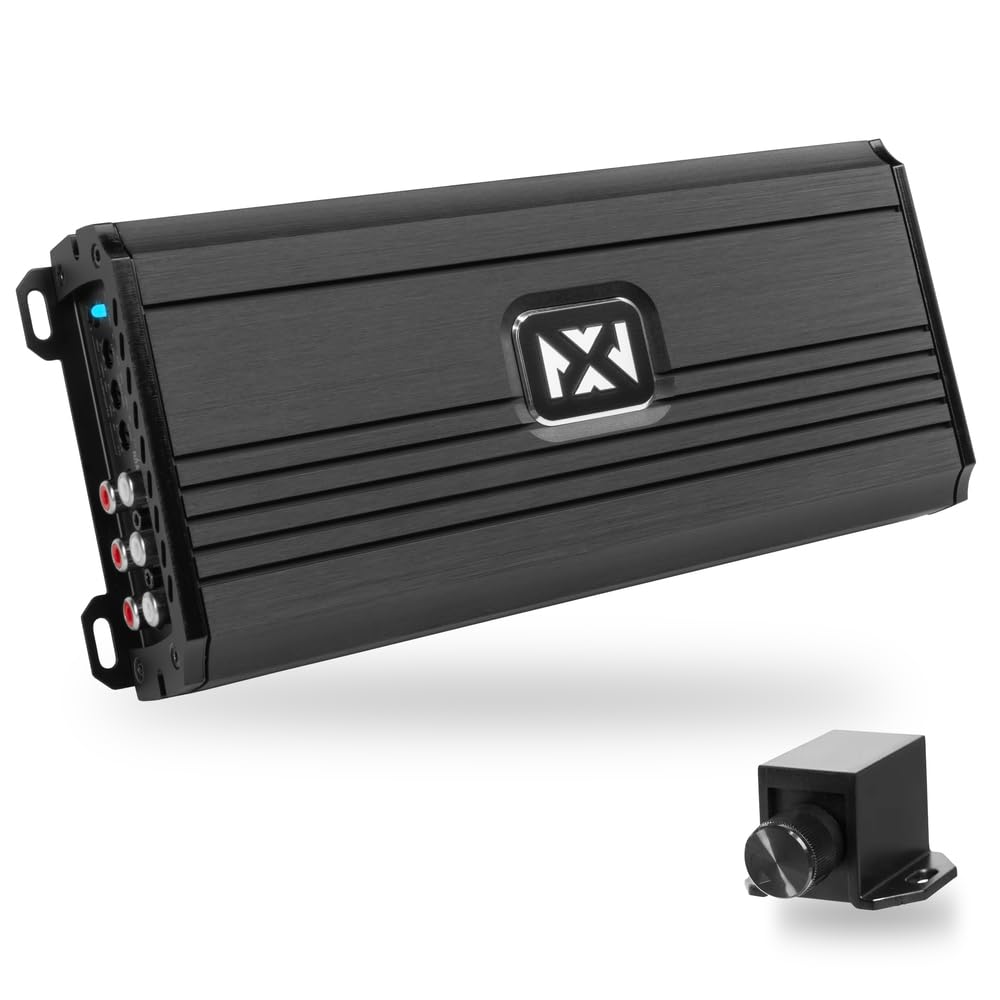 NVX NDA11005 front view showing compact footprint for tight car installations