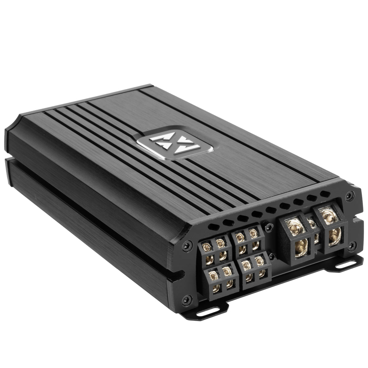 NVX NDA6004 bridge mode enables higher power for subwoofers.
