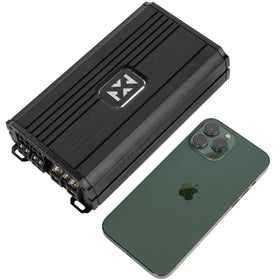 NVX NDA6004 adjustable crossovers help precise sound shaping.