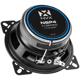 NVX rear view showing terminals and label for straightforward wiring