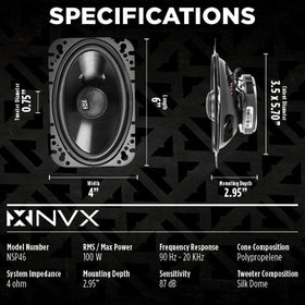 NVX NSP46 polypropylene cone texture for accurate midbass